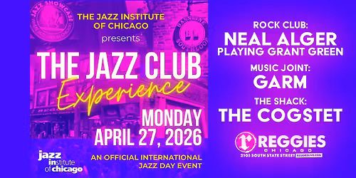 2026 International Jazz Day Club Tour Experience at Reggies
