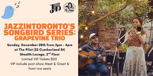 JazzInToronto's Songbird Series: Grapevine Trio
