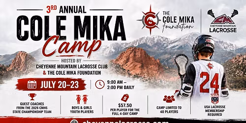 Cole Mika Summer Camp