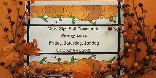 Park Glen Fall Community Garage Sales