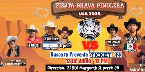 FIESTA BRAVA PINOLERA USA 2026
