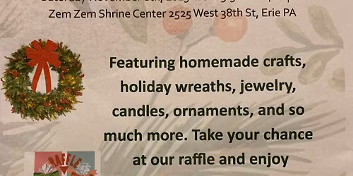 Daughters of the Nile Holiday Craft Show 