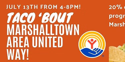 \ud83c\udf2e Taco John's Night Benefiting Marshalltown Area United Way \ud83c\udf2e