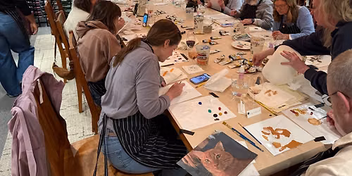 Paint and Sip Portland Scene