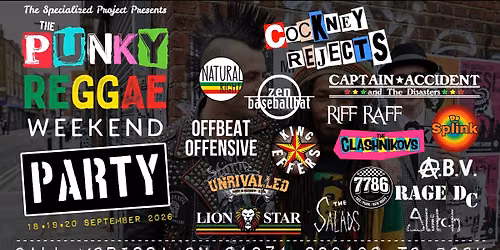 PUNKY REGGAE WEEKENDER