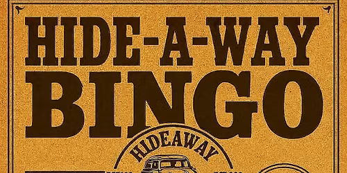\ud83d\udca5NEW\ud83d\udca5 HIDE-A-WAY BINGO!