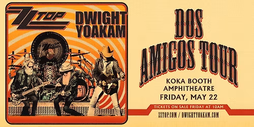 ZZ Top with Dwight Yoakam at Koka Booth Amphitheatre at Regency Park