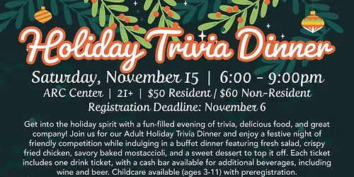 Holiday Trivia Dinner