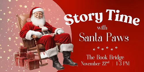 Story Time with Santa Paws at The Book Bridge
