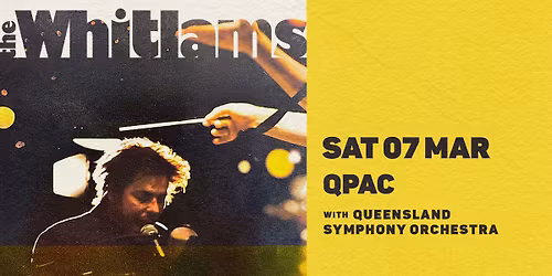 The Whitlams with Queensland Symphony Orchestra | QPAC, QLD