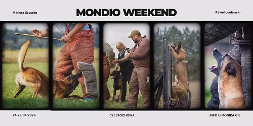 Mondioringowy weekend treningowy z Mondioring Unplugged 24-26.04.2026 r.