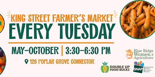 Tuesday King Street Farmers Market