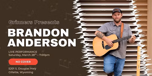Grinners Present: Live Music by Brandon Anderson