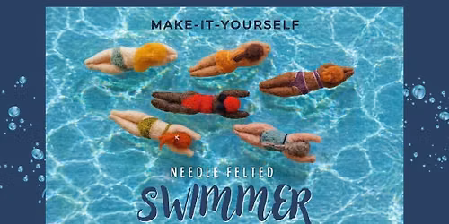 Needle Felted Swimmer