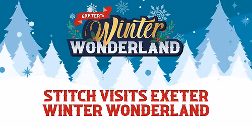\ud83d\udc99\u2728 Stitch Visits Exeter Winter Wonderland!