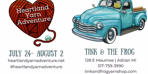Heartland Yarn Adventure @Tink & The Frog