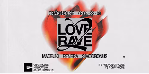 LOVE TO RAVE: PENERA [*FREE ENTRY] | CRACKHOUSE