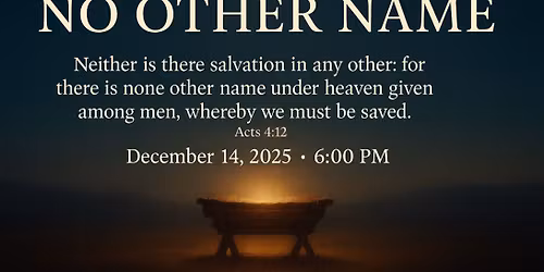 Bible Way Baptist Christmas Play - No Other Name \ud83d\ude4c\ud83c\udffc