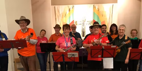 Soberton Strummers Ukulele Band with lunch, Merryoak
