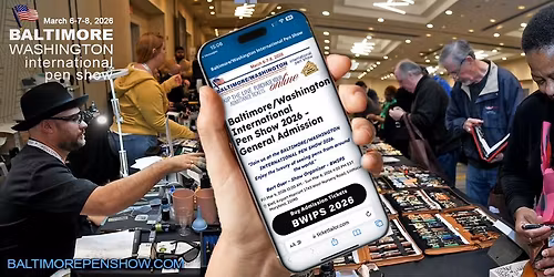 Baltimore\/Washington International Pen Show