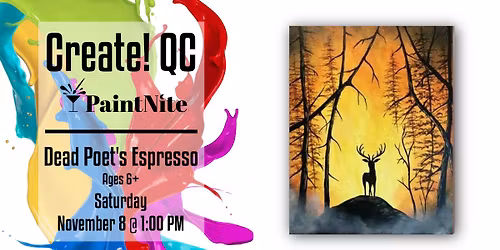 Paint Nite at Dead Poet's Espresso: The Prince of Autumn
