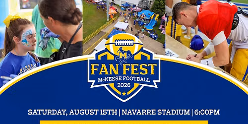 2026 McNeese Football Fan Fest - FREE Admission