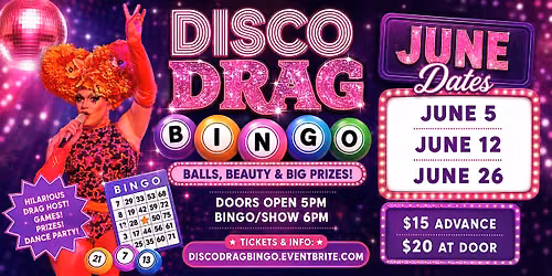 Palm Springs Disco Drag Bingo