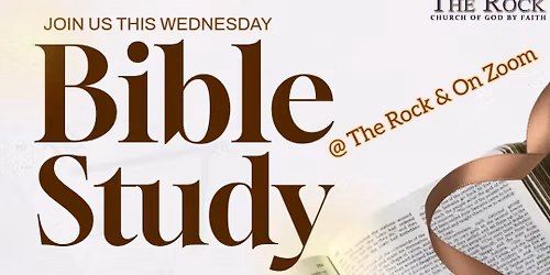 7 PM Wednesday Night Bible Study