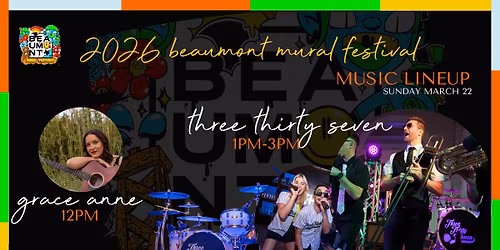 Beaumont Mural Festival: Free Live Concert