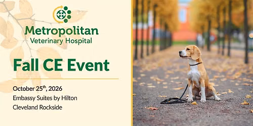 Metropolitan Veterinary Hospital's Fall DVM Symposium 2026