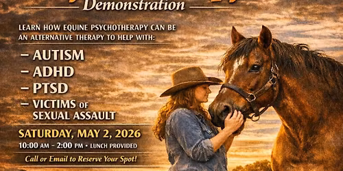 Equine Assisted Therapy Demonstration - No Cost