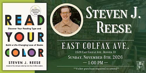 Steven J. Reese Live at Tattered Cover Colfax