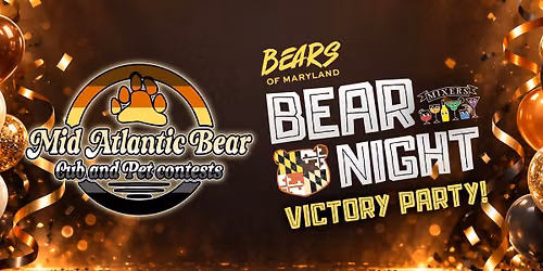 Bears of Maryland Bear Night - Mid Atlantic Bear Cub and Pet Victory Party!