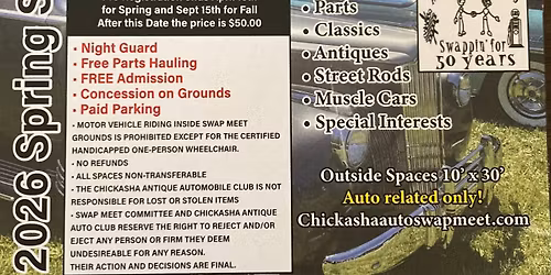 Chickasha Swap Meet - Spring Event