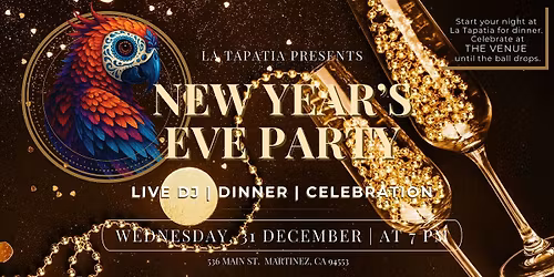 New Year\u2019s Eve with La Tapatia at the Grand Main Street Venue