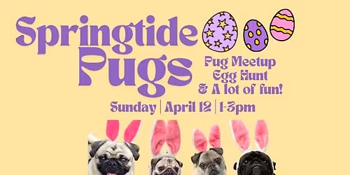 Springtide Pugs - Nashville Pugs Meetup & Egg Hunt