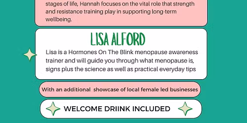 Woman\u2019s Wellness Event with a focus on Menopause