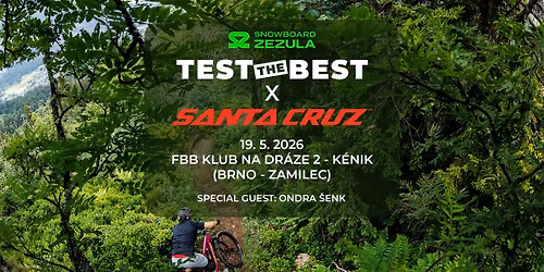 SNOWBOARD ZEZULA TEST THE BEST x Santa Cruz (Brno - Zamilec)
