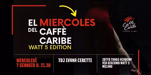 \ud83c\udf89 NUOVA STAGIONE PER IL CAFFE' CARIBE! NUOVA LOCATION: @ Zotto Academy \ud83c\udf89 TDJ IVANA CERETTI 
