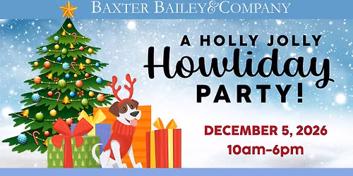 2026 Holly Jolly Howliday Party!