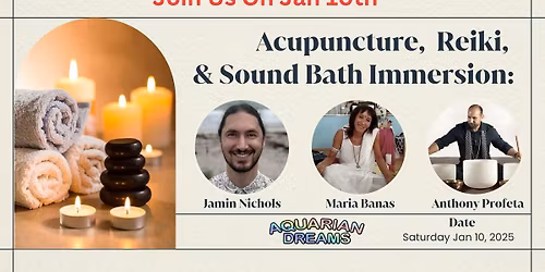 Acupuncture, Reiki, & Sound Bath Immersion: Harmonizing Your Qi Flow