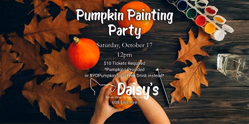 Pumpkin Painting Party - $10