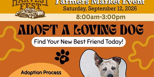 Harvest Fest Adoption event at Tractor supply