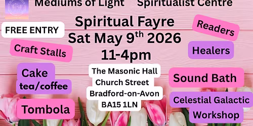 Charity Fayre hosted by The Mediums of Light Spiritual Center