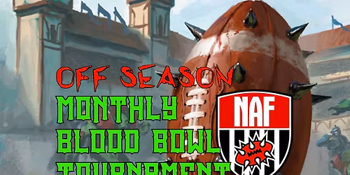 Off Season May 2026 - One Day Blood Bowl Tournament
