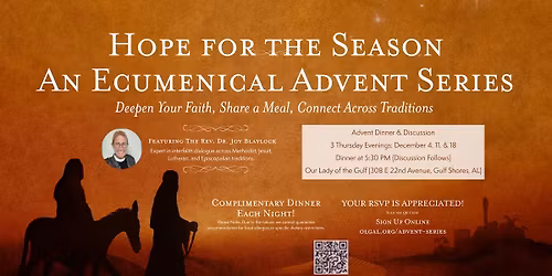Hope for the Season: Ecumenical Advent Dinner & Study