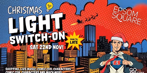 Epsom Square Christmas Light Switch-On