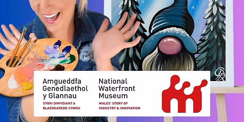 Family Paint Along at The National Waterfront Museum - Christmas Gonk