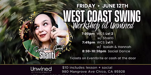 West Coast Swing Workshop @ Unwined