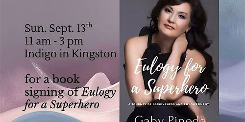 Book Signing for Eulogy for a Superhero by Gaby Pineda